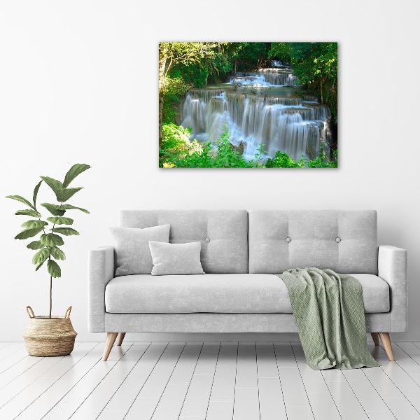 Pintura en acrílico horizontal Cascada