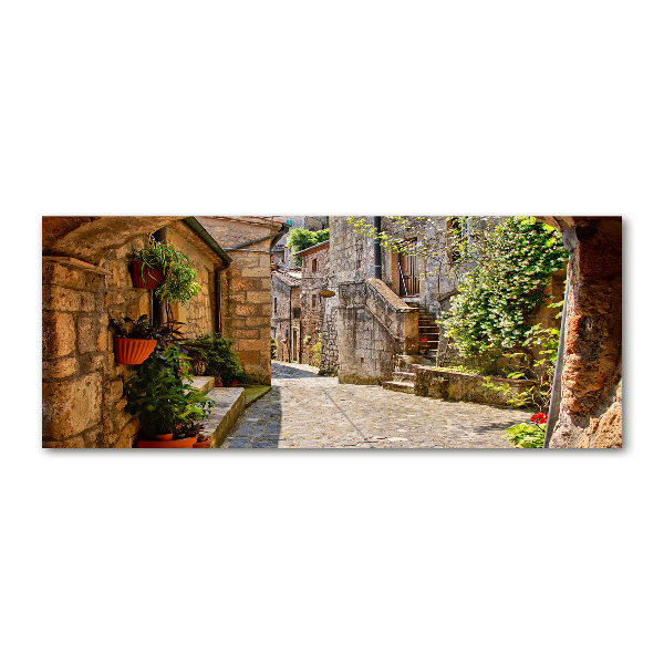 Cuadro metacrilato horizontal Una calle con encanto
