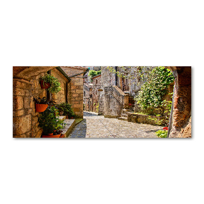 Cuadro metacrilato horizontal Una calle con encanto