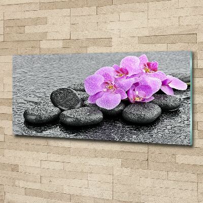 Cuadro metacrilato horizontal Piedras de orquídea