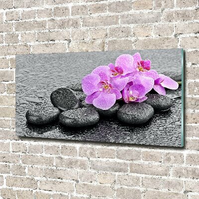 Cuadro metacrilato horizontal Piedras de orquídea