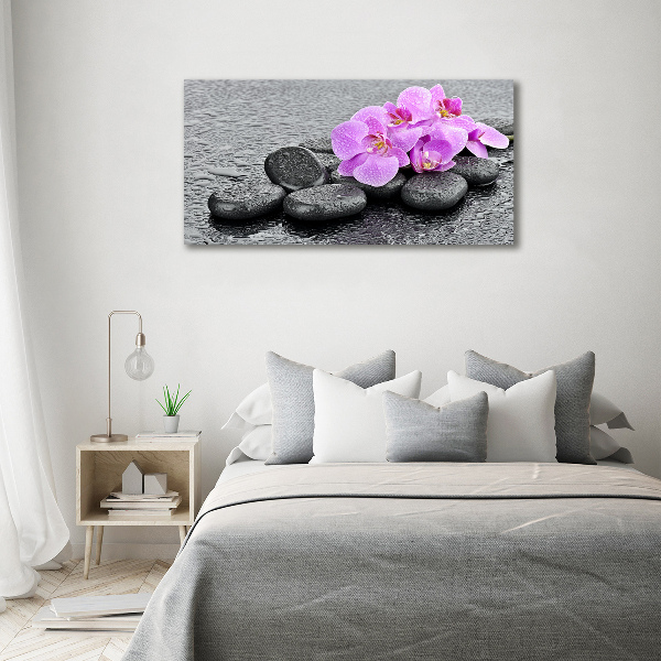 Cuadro metacrilato horizontal Piedras de orquídea