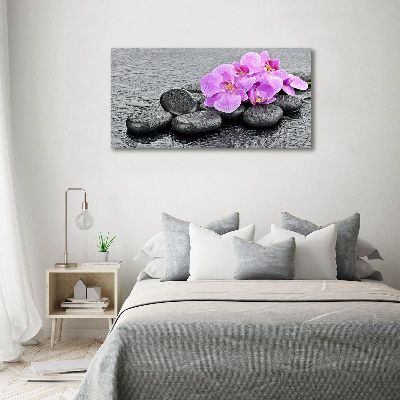 Cuadro metacrilato horizontal Piedras de orquídea