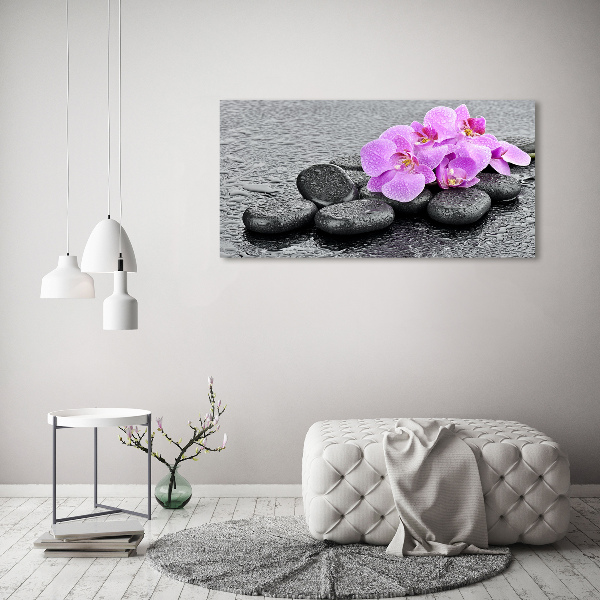 Cuadro metacrilato horizontal Piedras de orquídea