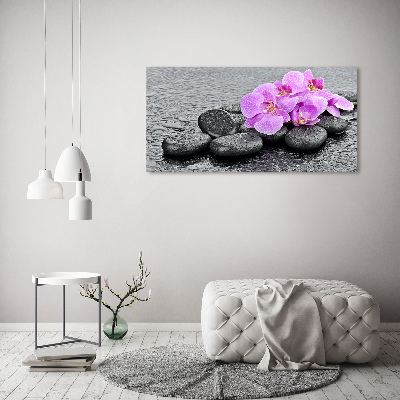 Cuadro metacrilato horizontal Piedras de orquídea