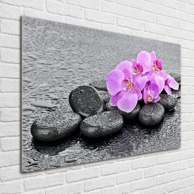 Cuadro metacrilato horizontal Piedras de orquídea