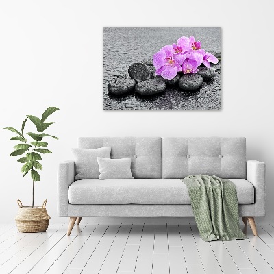 Cuadro metacrilato horizontal Piedras de orquídea