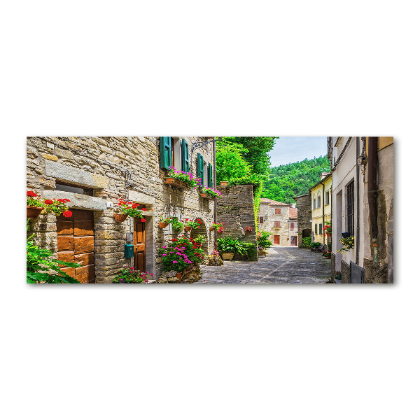 Cuadro acrílico horizontal Una calle con encanto