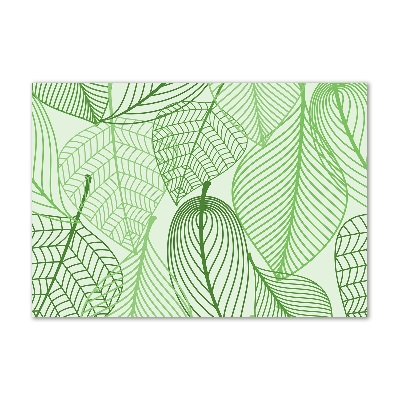 Cuadro metacrilato horizontal Patrón de hojas
