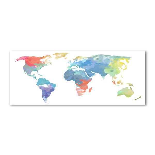 Cuadro metacrilato horizontal Mapa del mundo