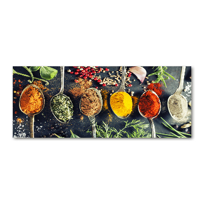 Foto en metacrilato horizontal Especias de colores