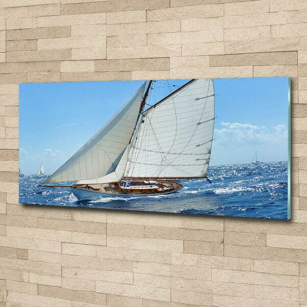 Pintura en acrílico horizontal Yate