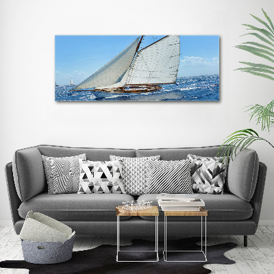 Pintura en acrílico horizontal Yate