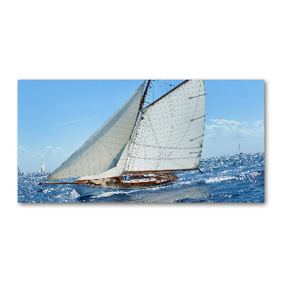 Pintura en acrílico horizontal Yate
