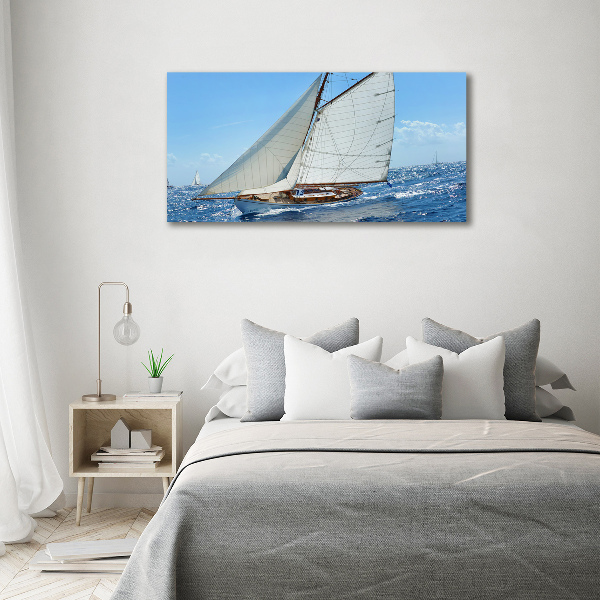 Pintura en acrílico horizontal Yate
