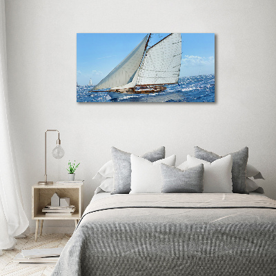 Pintura en acrílico horizontal Yate