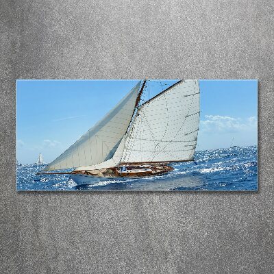 Pintura en acrílico horizontal Yate