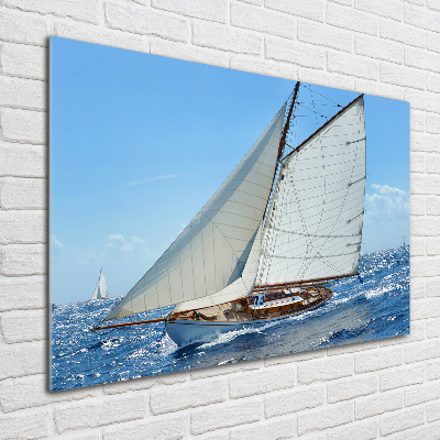 Pintura en acrílico horizontal Yate