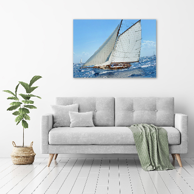 Pintura en acrílico horizontal Yate