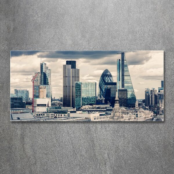 Pintura en acrílico horizontal Rascacielos