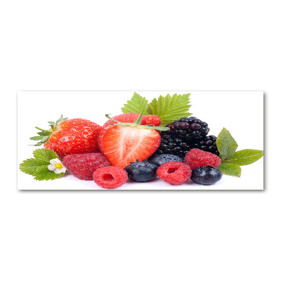 Cuadro acrílico horizontal Frutos del bosque