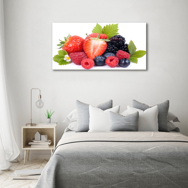 Cuadro acrílico horizontal Frutos del bosque