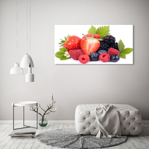 Cuadro acrílico horizontal Frutos del bosque