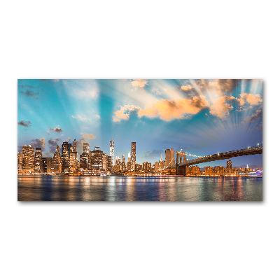 Cuadro metacrilato horizontal Puente de Brooklyn