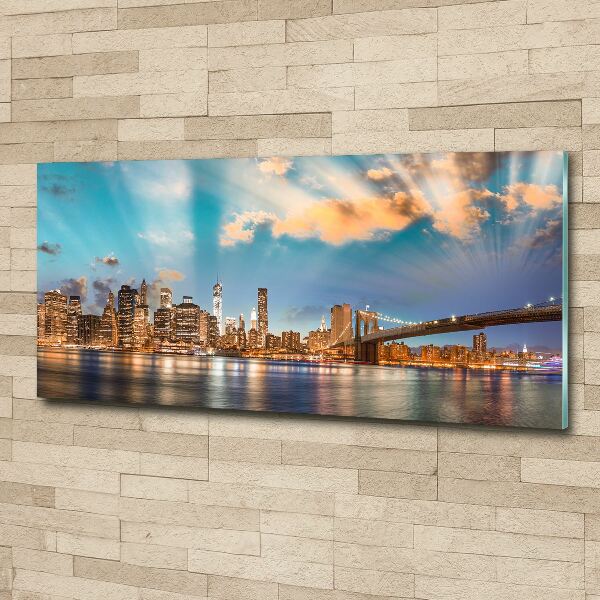 Cuadro metacrilato horizontal Puente de Brooklyn