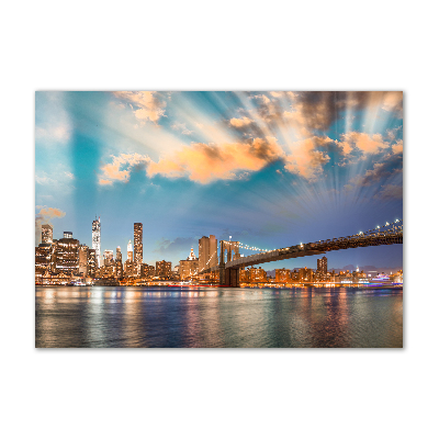 Cuadro metacrilato horizontal Puente de Brooklyn
