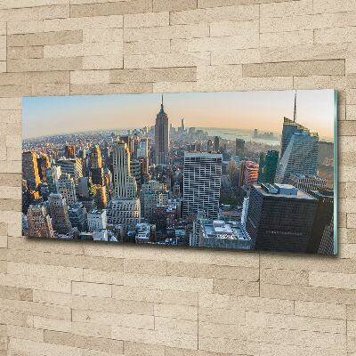 Cuadro acrílico horizontal Manhattan Nueva York