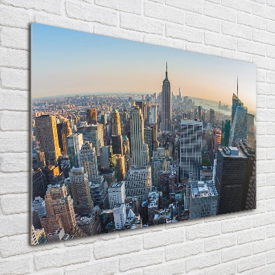 Cuadro acrílico horizontal Manhattan Nueva York
