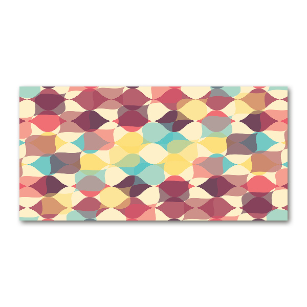 Cuadro acrílico horizontal Fondo geométrico