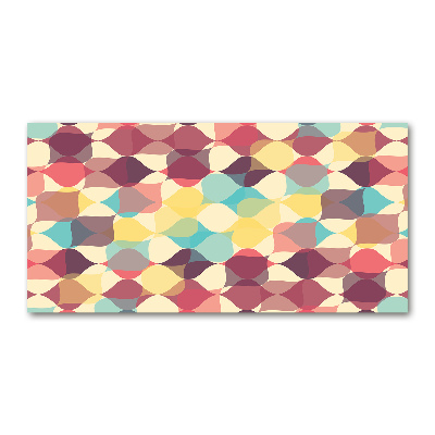 Cuadro acrílico horizontal Fondo geométrico