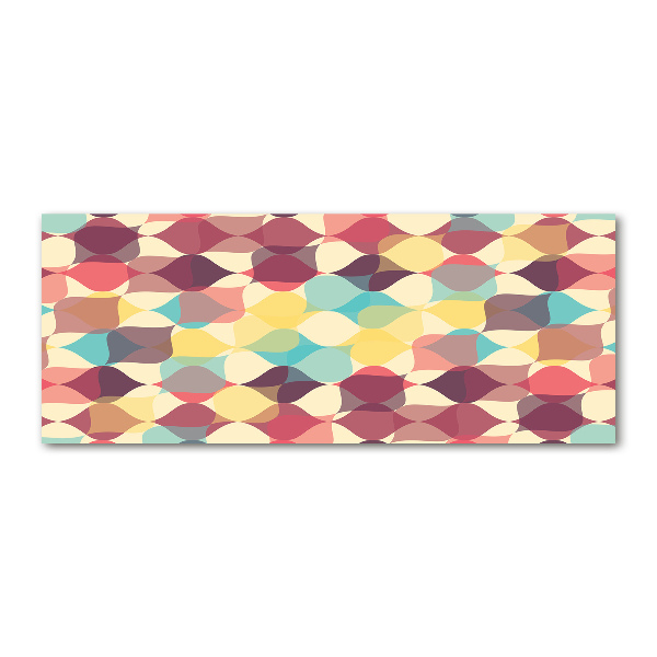 Cuadro acrílico horizontal Fondo geométrico