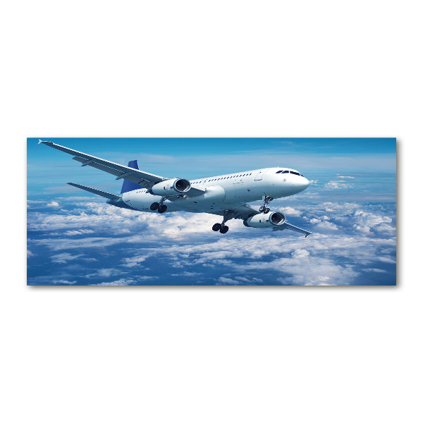 Cuadro metacrilato horizontal Un avión en las nubes