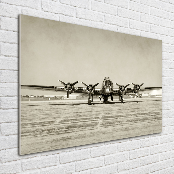 Foto en metacrilato horizontal Viejo bombardero