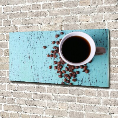 Foto en metacrilato horizontal Café negro