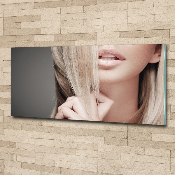Foto en metacrilato horizontal Hermosa rubia