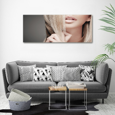 Foto en metacrilato horizontal Hermosa rubia