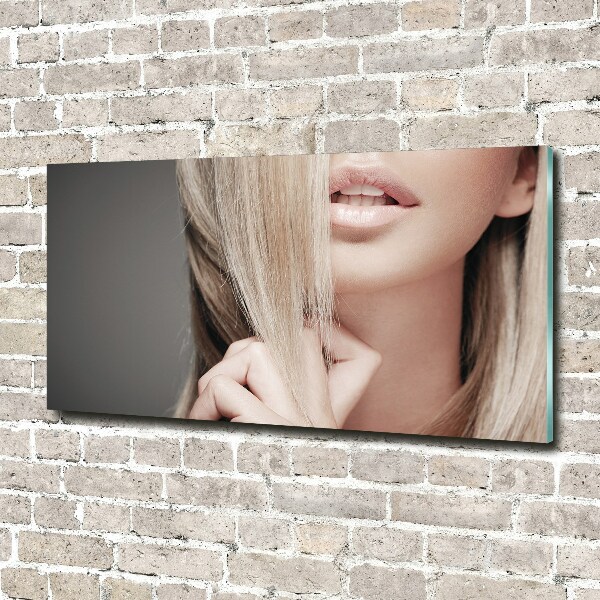 Foto en metacrilato horizontal Hermosa rubia