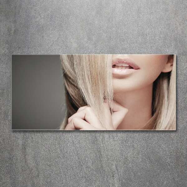 Foto en metacrilato horizontal Hermosa rubia