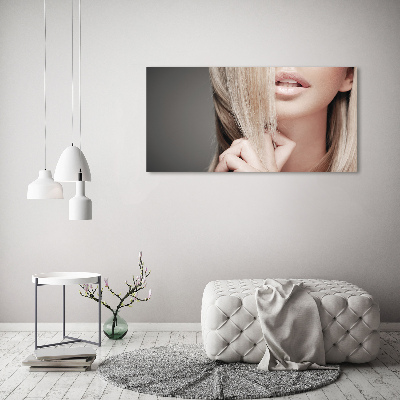 Foto en metacrilato horizontal Hermosa rubia