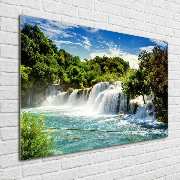 Foto en metacrilato horizontal Cascada de Krka