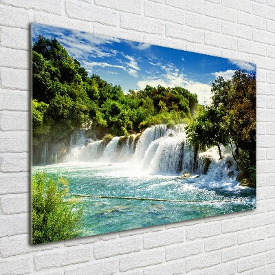 Foto en metacrilato horizontal Cascada de Krka