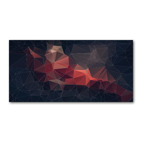 Cuadro acrílico horizontal Fondo abstracto