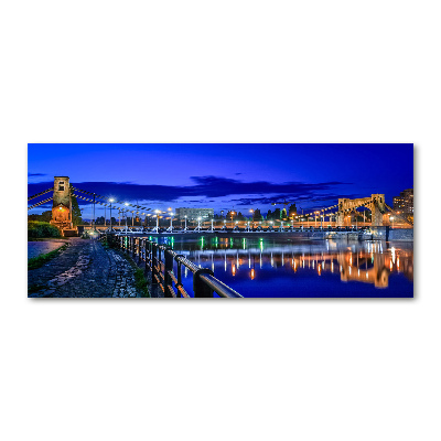 Cuadro acrílico horizontal Breslavia de noche