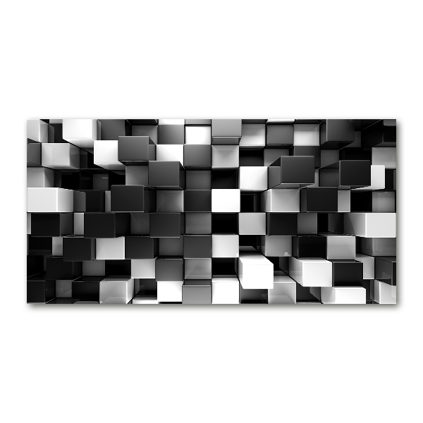 Cuadro metacrilato horizontal Abstracción cúbica