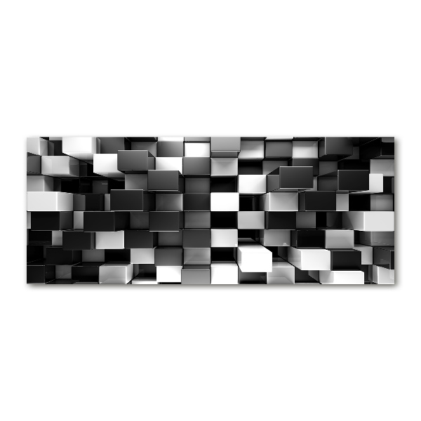 Cuadro metacrilato horizontal Abstracción cúbica