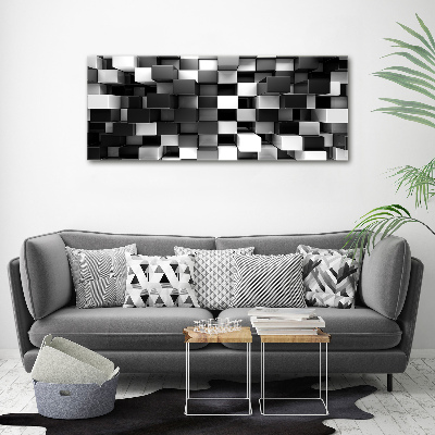 Cuadro metacrilato horizontal Abstracción cúbica